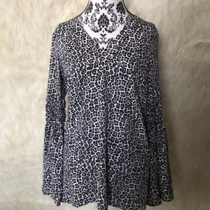NWT Michael Kors Cheetah Print Blouse